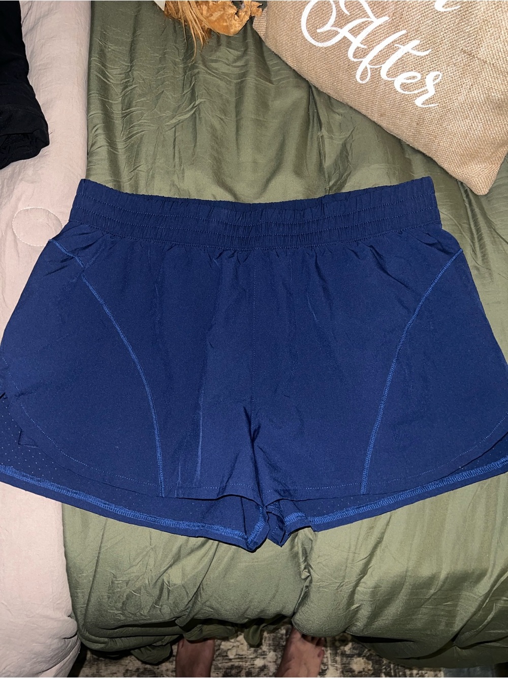 Asics Navy Blue Women's Athletic Shorts